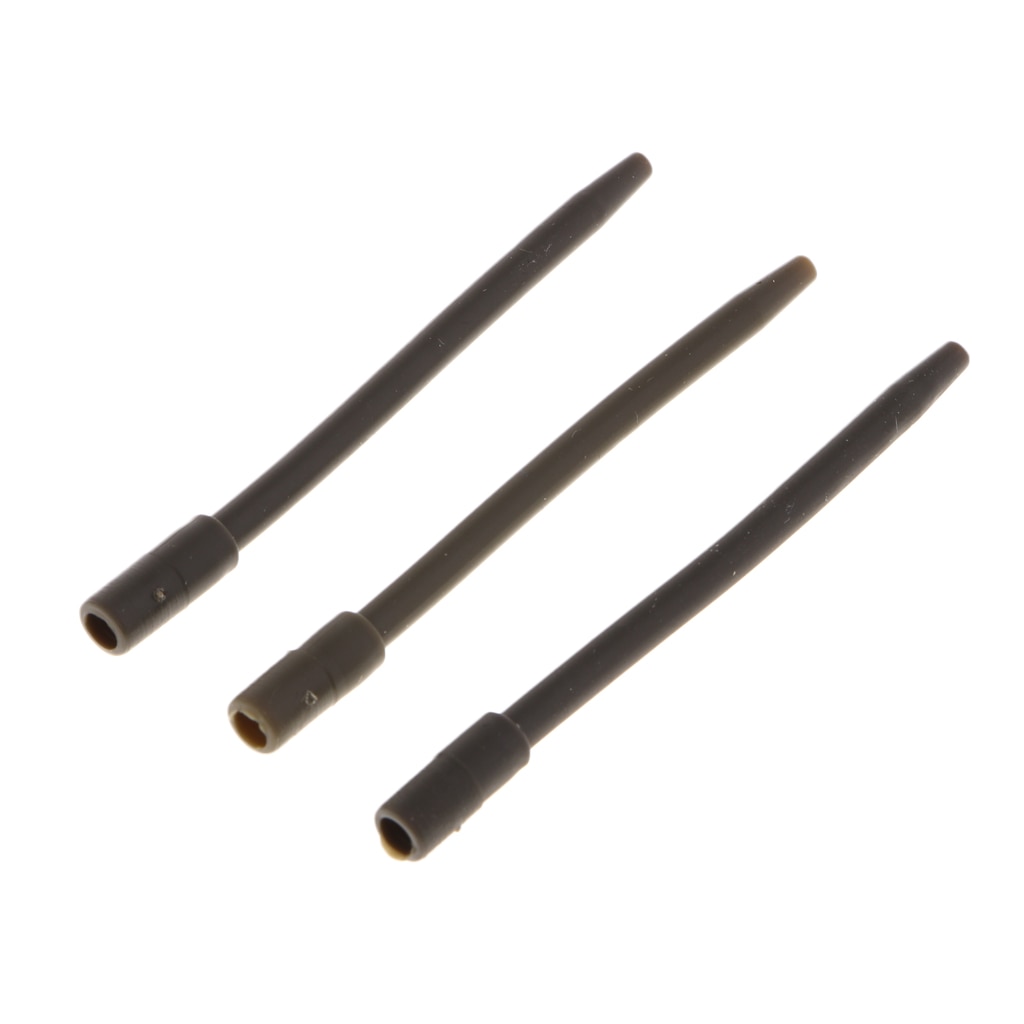 25pcs Soft Inline Lead Inserts Safety Sleeves Rig Anti- Chod Rig Swivels Fishing Accessories Carp Fishing Tools