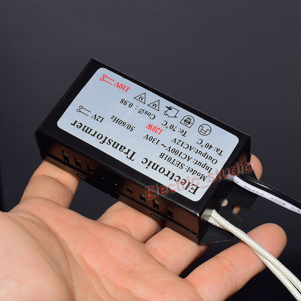 120W Electronic Transformer AC 110V-130V To AC 12V... – Grandado