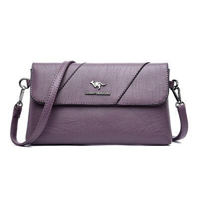 Vrouwelijke Crossbody Tassen Voor Vrouwen Luxe Handtassen Vrouwen Tassen Riem Casual Schoudertassen: Paars