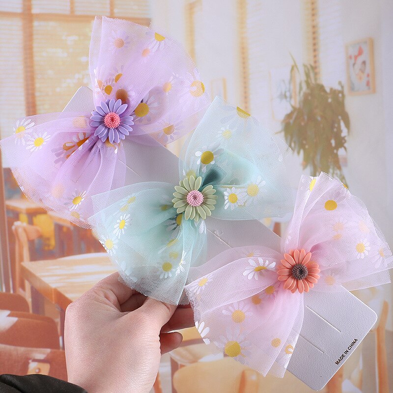 Gekleurde Garen Kinderen Haarspeld Super Grote Strik Pailletten Liefde Kids Hair Clips Baby Meisjes Haar Accessorie
