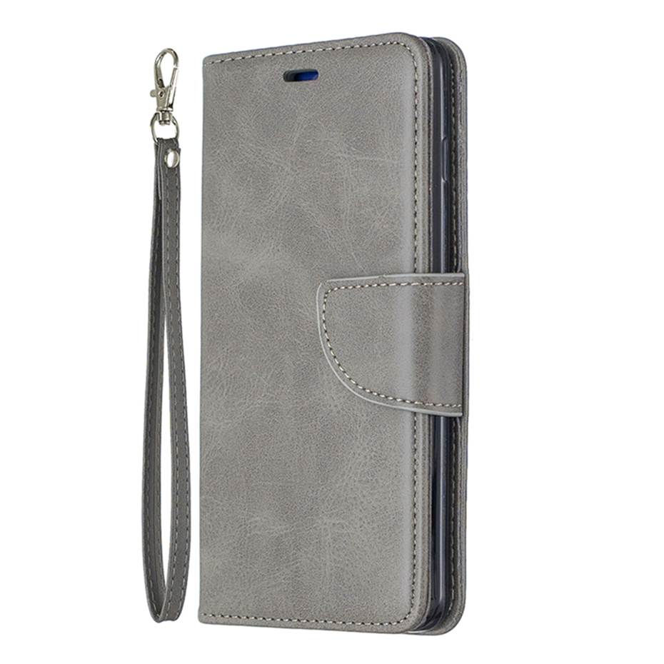 Luxury PU Leather Flip Case for Nokia 2.3 Wallet Phone Case for Nokia 2.3 Nokia2.3 Cover Coque: Gray