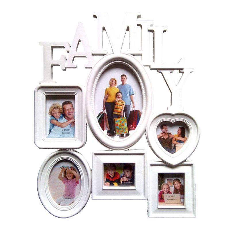 Collage Picture Frame 6 Openings Family Hanging Picture Frame Photo Frame For Wall Decor To Family