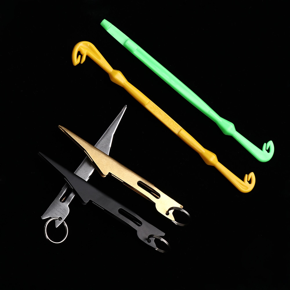 Stainless Steel/Plastic Quick Nail Knot Tying Tool Loop Tyer Fast Hook Knotter Remover Line Cutter Fly Fishing Tackle Accessory