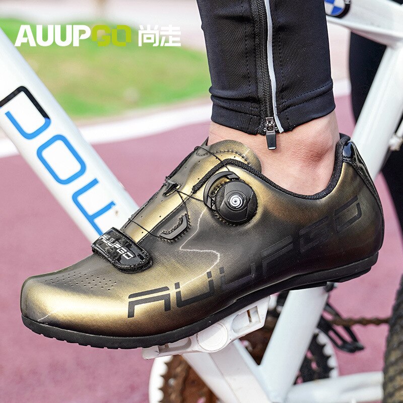 Originale auupgo landevejscykelsko størrelse 36-45 mountainbikesko herre landevejscykelsko ultralette cykelsneakers