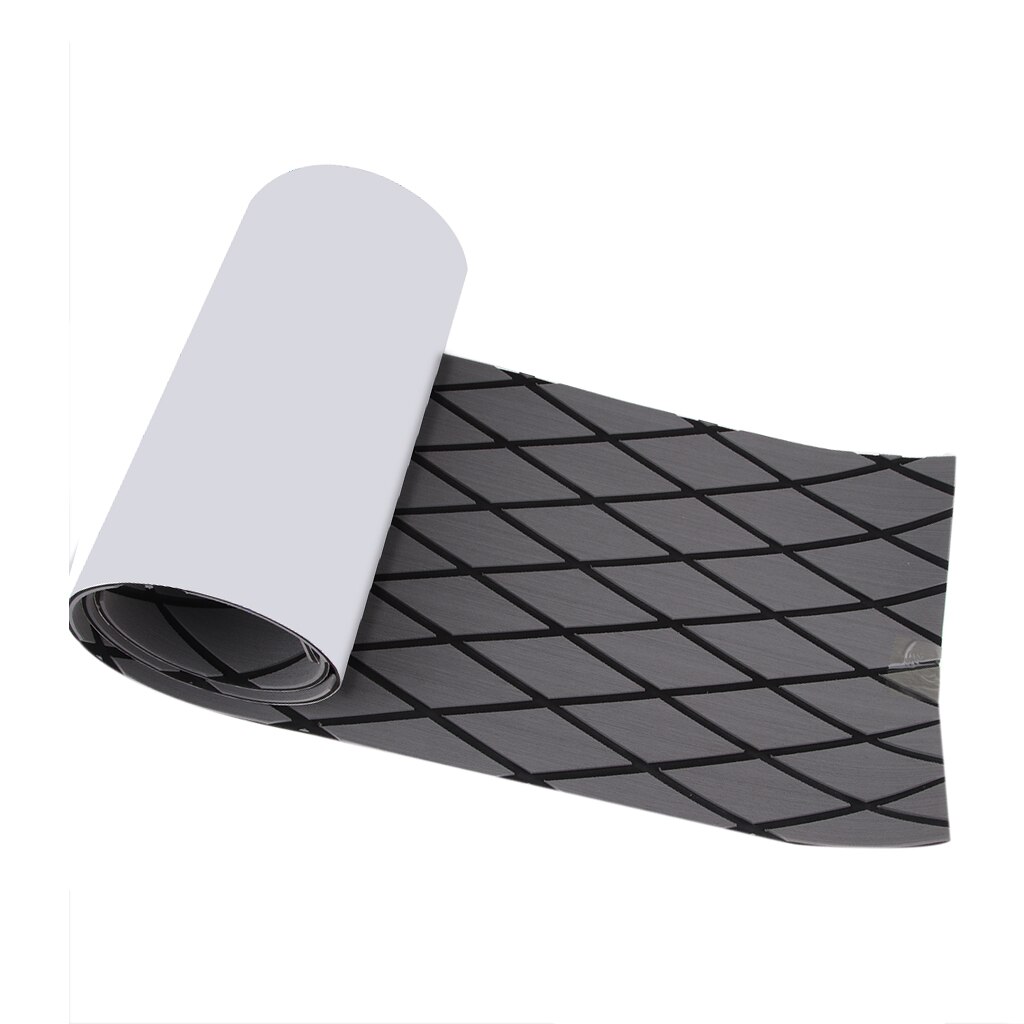 Deluxe 75 Inch x 13 Inch Marine Flooring Faux Teak EVA Foam Boat Decking Sheet Shockproof