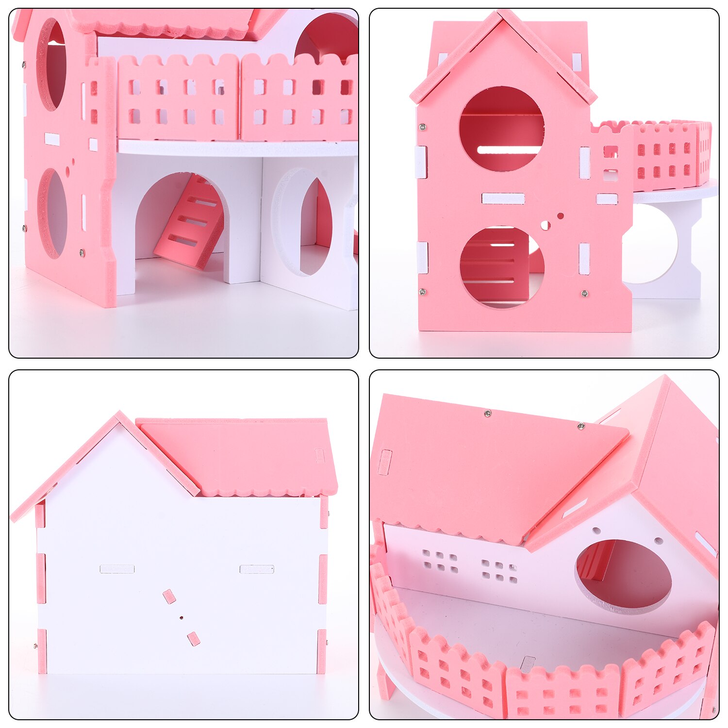 Hamster Speelgoed Accessoires Kleine Dier Swing Egel Woestijnrat Rainbow Bridge Pet Sport Oefening Speelgoed Set Hamsters Huis: Hamster house