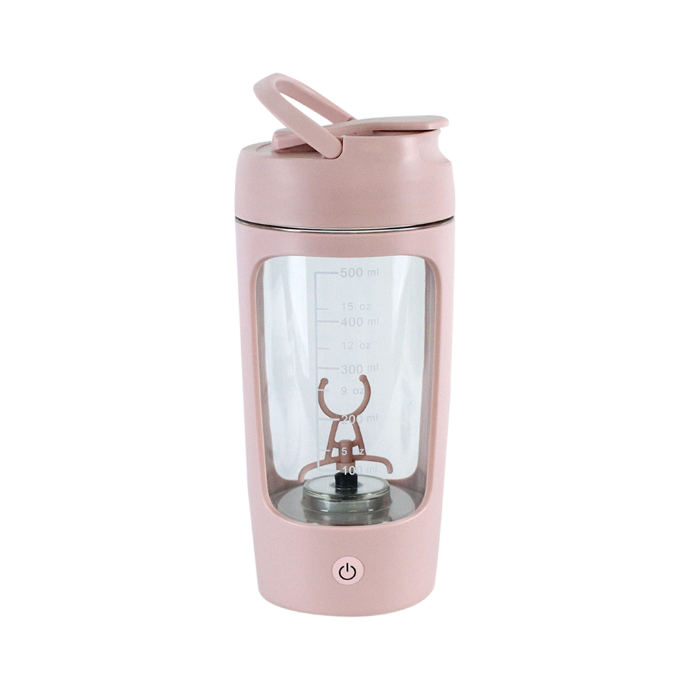 Botella coctelera de proteínas eléctrica USB de 650ml, taza de licuadora recargable portátil, tazas mezcladas multiusos de 650ml para entrenamiento físico