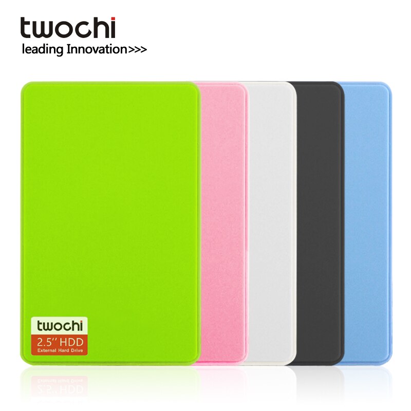 Stijlen Twochi A1 5 Kleur Originele 2.5 ''Externe Harde Schijf 60Gb USB3.0 Portable Hdd Storage Disk Plug en Spelen Op Verkoop