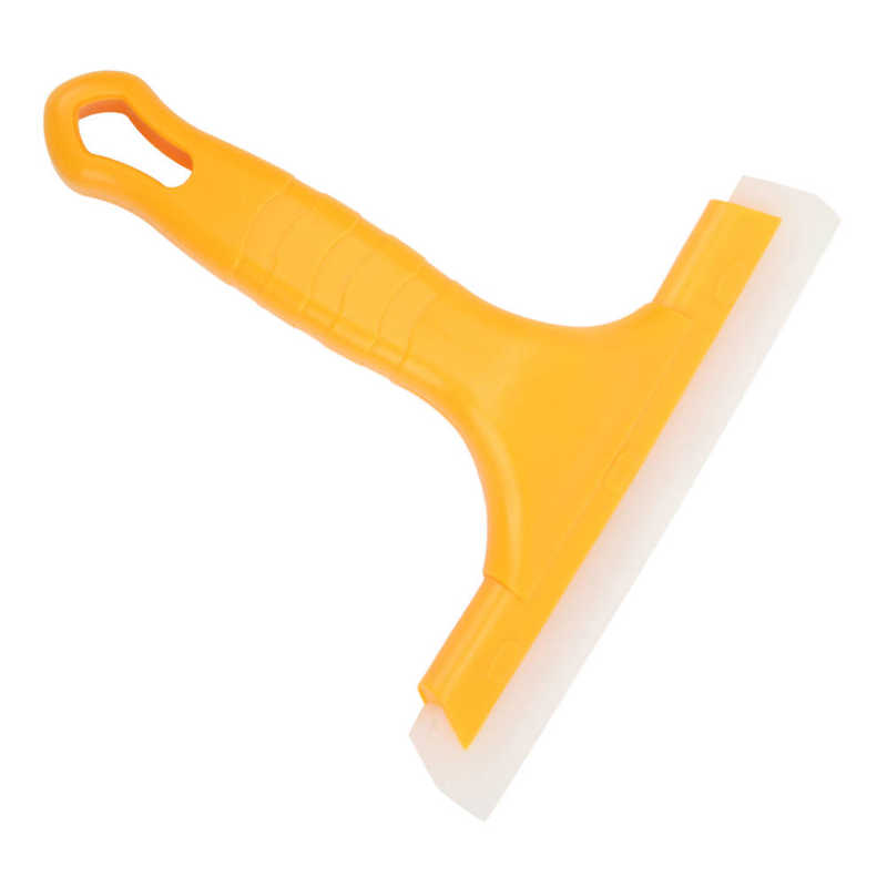 Window Squeegee Yellow Silicone Windshield Squeegee Multipurpose Soft Scratch Free Universal Small Nonslip for Bathroom for