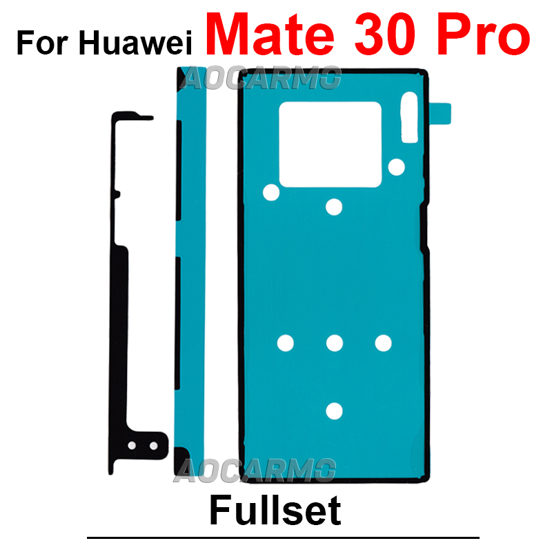 FullSet Adhesive Front LCD Display Back Battery Cover Sticker Tape Glue For Huawei Mate 20 30 40 Pro 40Pro