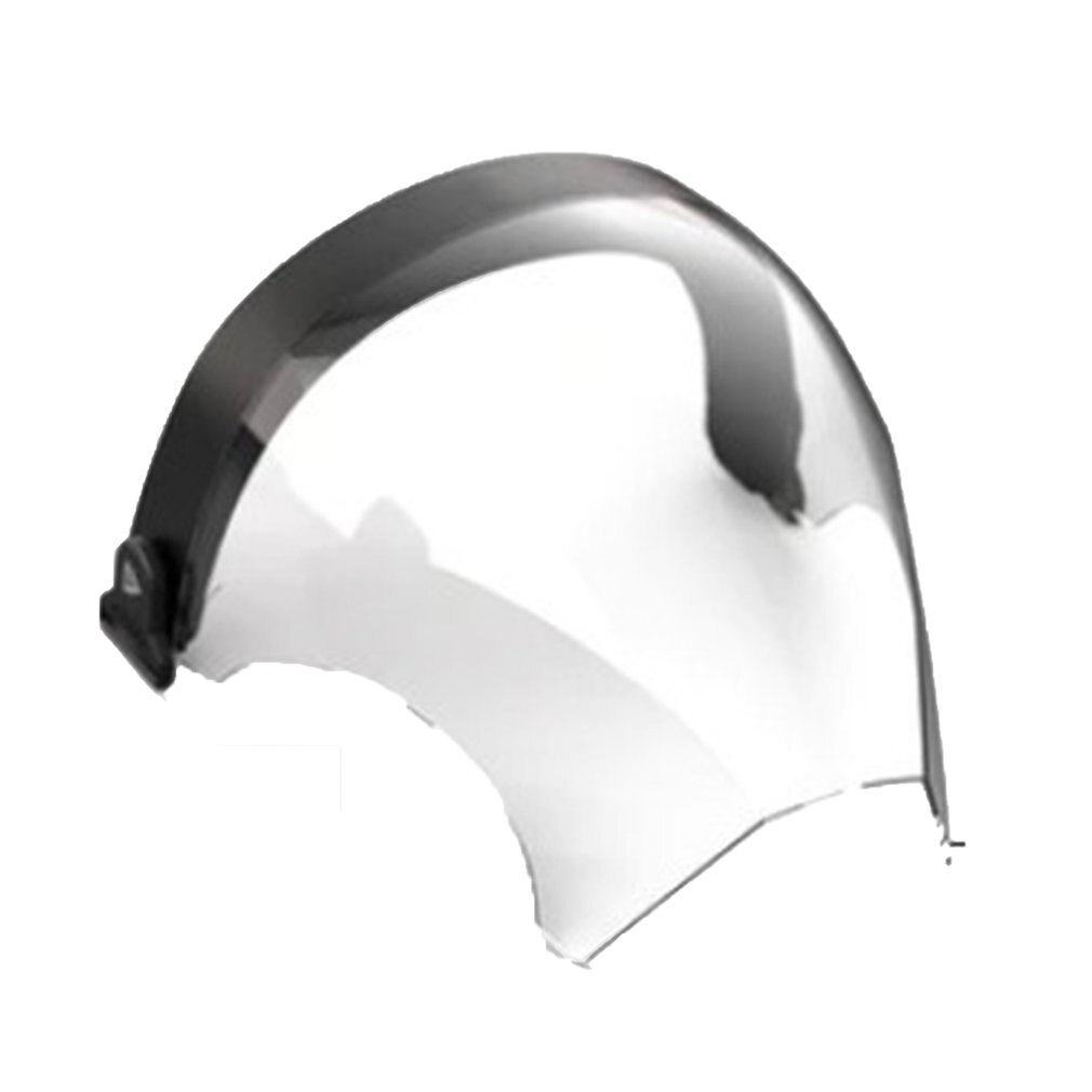 Comfortable Breathable Dust-proof And Saliva-proof Transparent Ergonomic Casual Head-mounted Transparent Baffle: without edging