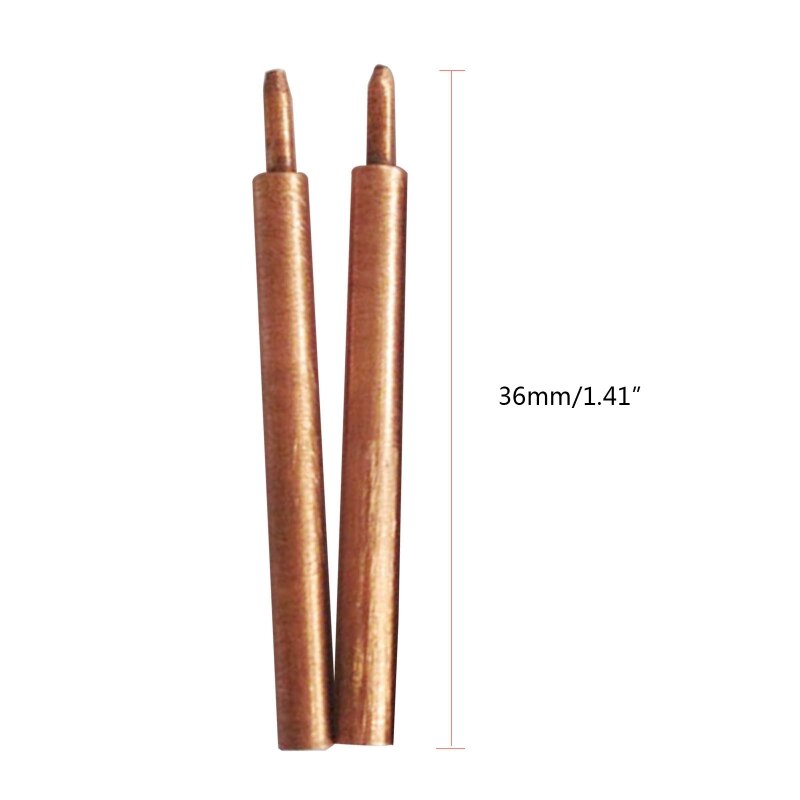 2 Stks/set Aluminiumoxide Koper Puntlassen Butt Lasser Lassen Naald Spot Lasser Accessoires Onderdelen