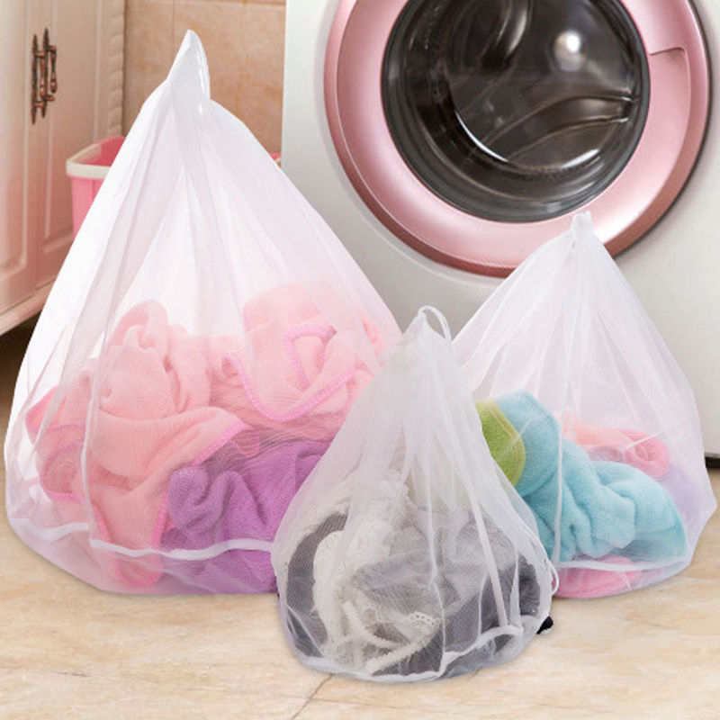 3 Size Washing Laundry bag Laundry Storage Clothing Care Foldable Protection Net Polyester Machine Laundry Clothes Wash Bag
