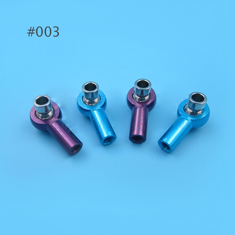 10 Pcs M2 M3 M4 Universal Ball Joint Steering Pull Rod CW/CCW Connecting Link Rod Ball Ends for DIY RC Car Model