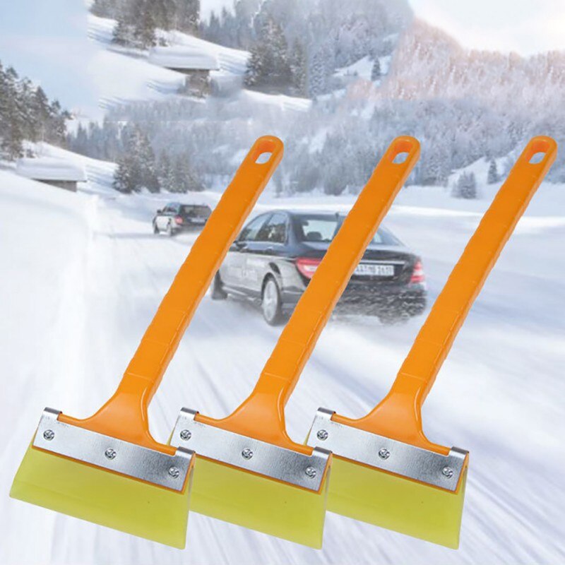 Autofoliekrabber voorruit ijskrabber sneeuwschuiver voor voertuigen borstel voor het verwijderen van autoruiten schoonmaakgereedschap