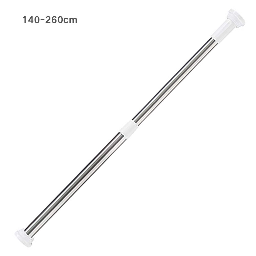 Pugno di Trasporto Multifunzionale Telescopica Regolabile Aste Tenda Della Doccia Allungabile Gancio Tensione Palo Telescopico telecamera Da Letto Bagno: 140 to 260cm