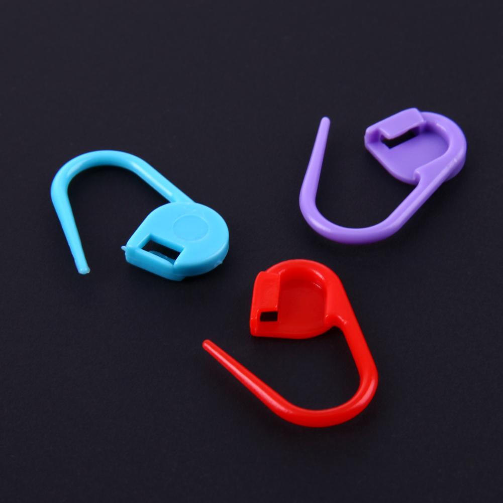 104 Pcs Locking Stitch Markers Resin Small Clip Knitting Tools Crochet Latch Knitting Accessories Needle Clip Hook with box