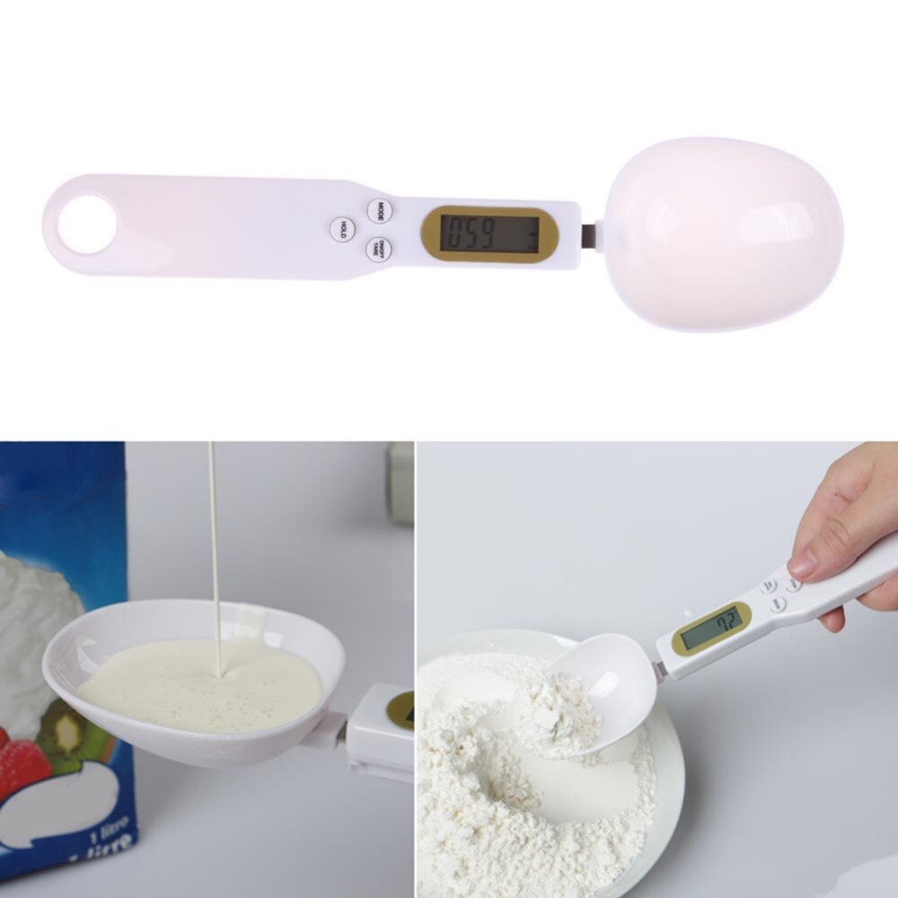 Neue Küche Skala Werkzeug Digitalen Messlöffel Mit Skala Für Cookin Flüssigkeit/Groß Lebensmittel LCD Anzeige Volumen Waagen Löffel skala