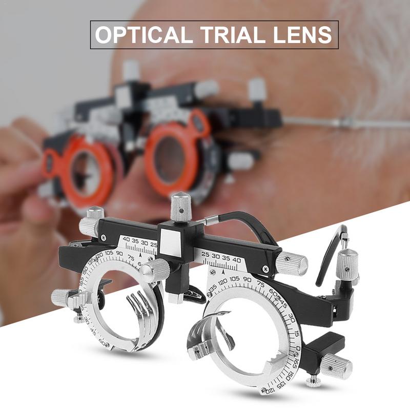 Optical Trial Lens Frame Eye Optometry Optician Easily Changeable Cylinder Axis Fully Adjustable Temple Length Nose Rest Glasses