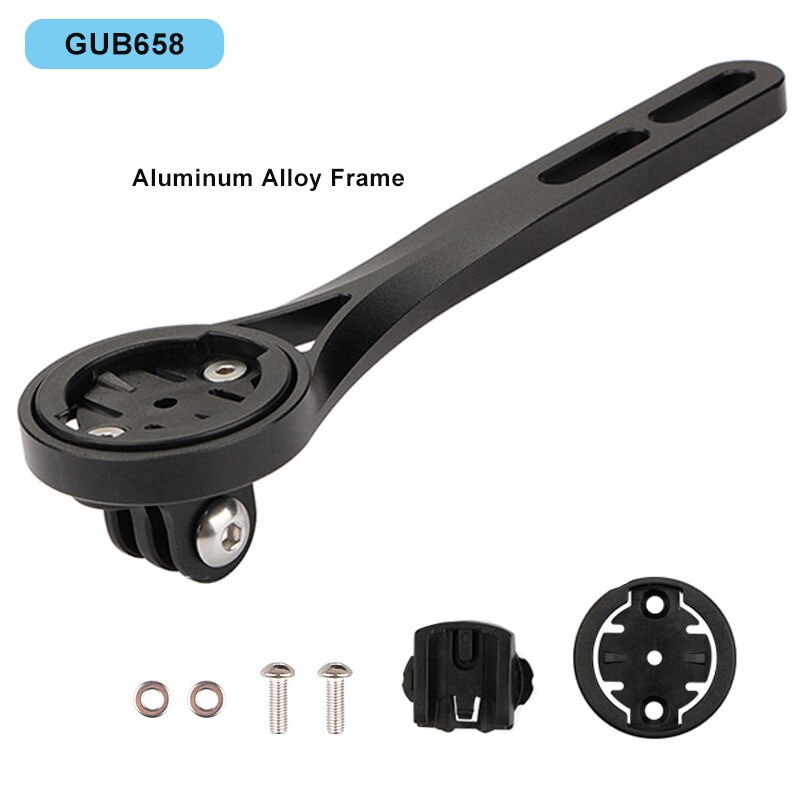 GUB 692 Bicycle Computer Carbon Fiber Stand Road Bar Mount Fits Garmin CATEYE Bryton Stopwatch Light Weight: GUB658 Alloy