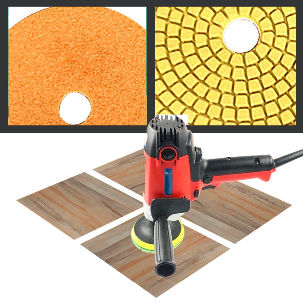 4" Wet Diamond Grinding Disc Rotary Abrasive Tool Sanding Disc Polishing Wheel Pad Concrete Stone Circular Sandpaper