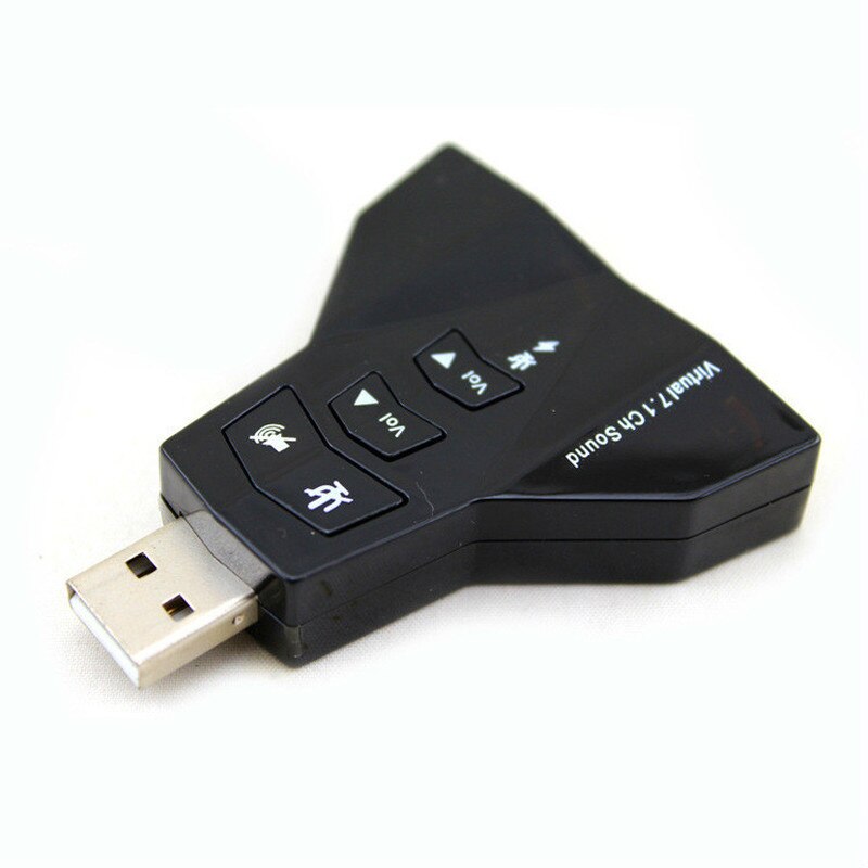 External 7.1 Channel USB 3D Sound Card Audio for Laptop PC for Macbook Pro USB 2.0 Adapter To Jack 3.5mm Headphone Micphone
