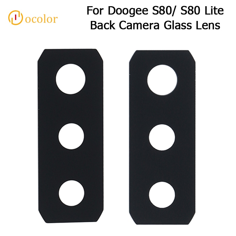 Ocolor Voor Doogee S80 Terug Camera Glas Lens Cover Onderdeel Scherm Beschermende Films Voor Doogee S80 Lite Achter Back camera Lens