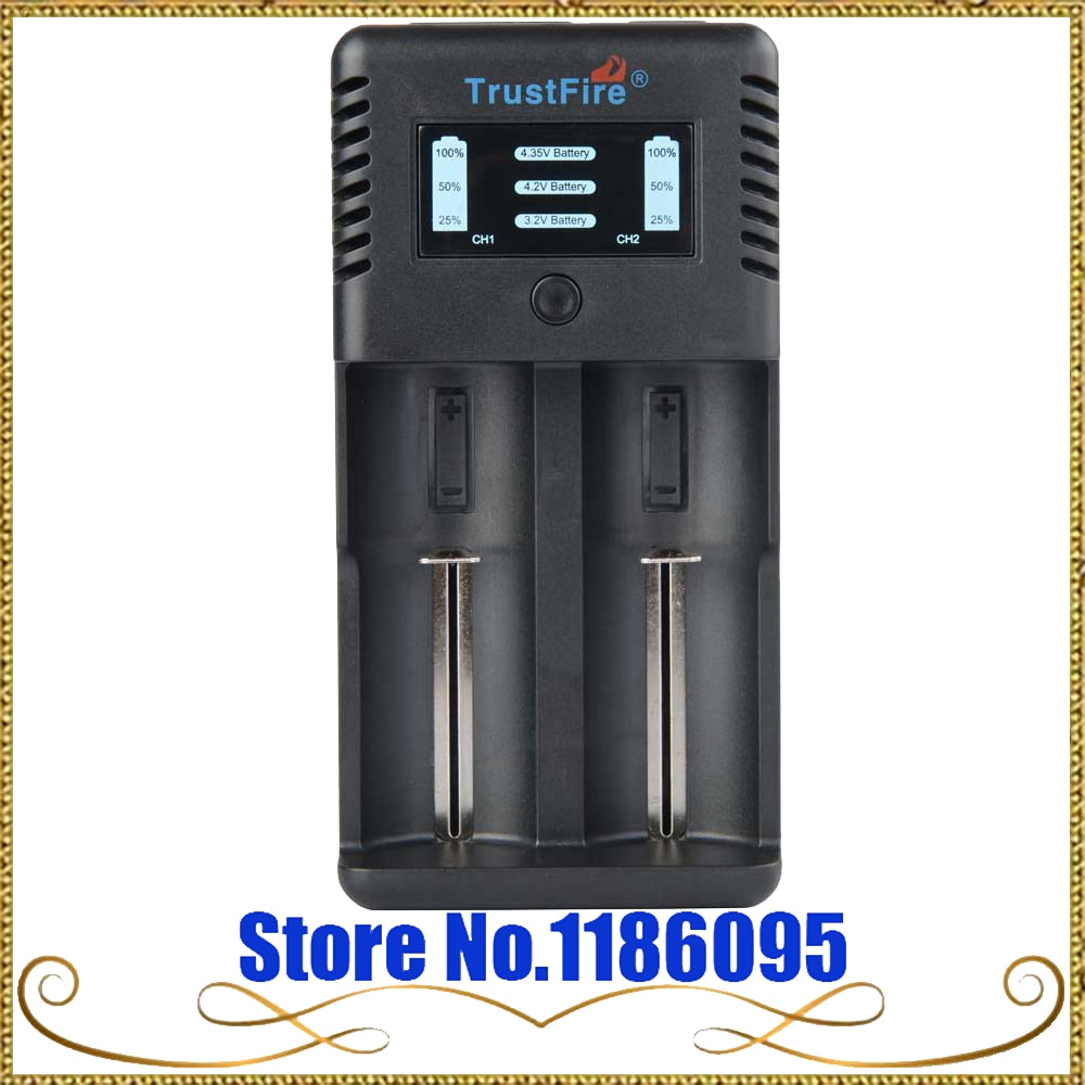 Trustfire TR-019 Intelligente 2A Snelle Li-Ion Battery Charger Opladen Voor 32650/26650/18650/ 18350/ 14500 als Power Bank