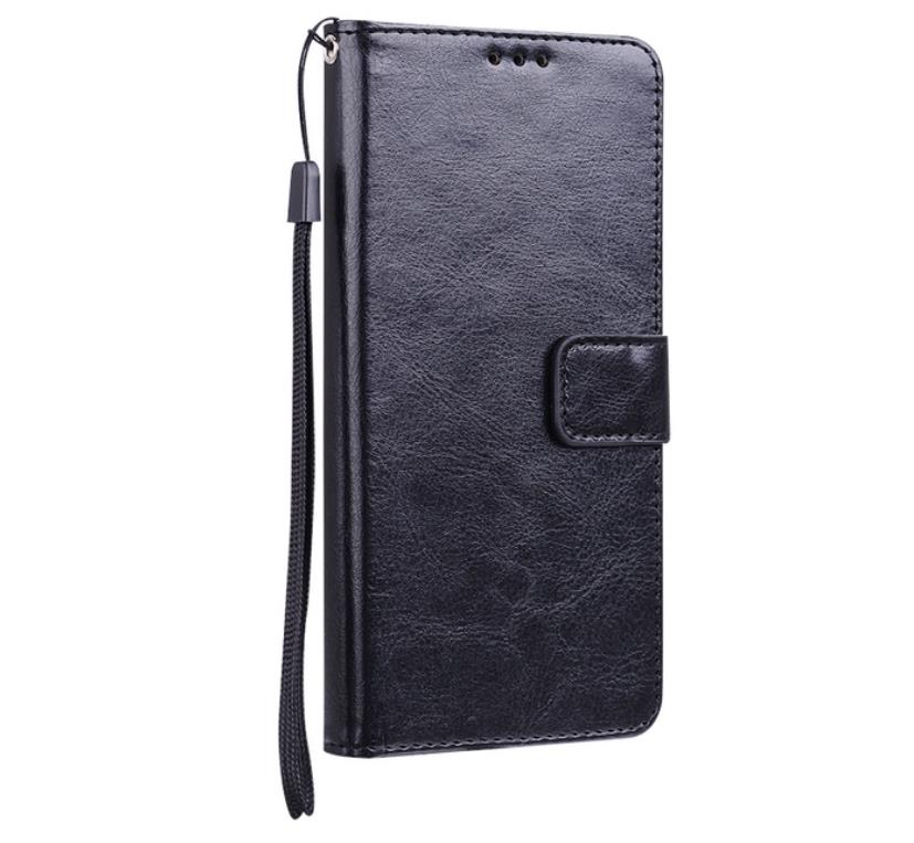 Funda protectora para Xiaomi Mi 4 4W, carcasa trasera de cuero para teléfono, con tapa para libro: for Xiaomi Mi 4W / 0Black-