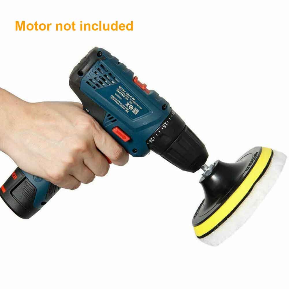 39 szt. Uszczelniająca glazura robić polerowania samochodu konserwacja woskowanie brutto wiertarka gąbka okrągły miękki wielokrotnego użytku robić czyszczenia narzędzi zestaw robić polerowania