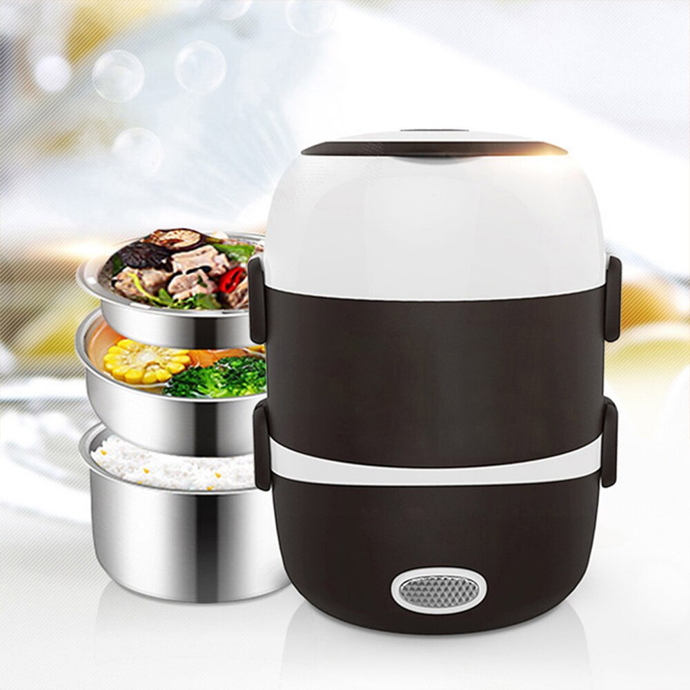 Electric Lunch Box Rice Cooker Food Warmer Bento Lunch Box Heater Multifunctional Food Storage Warmer Container