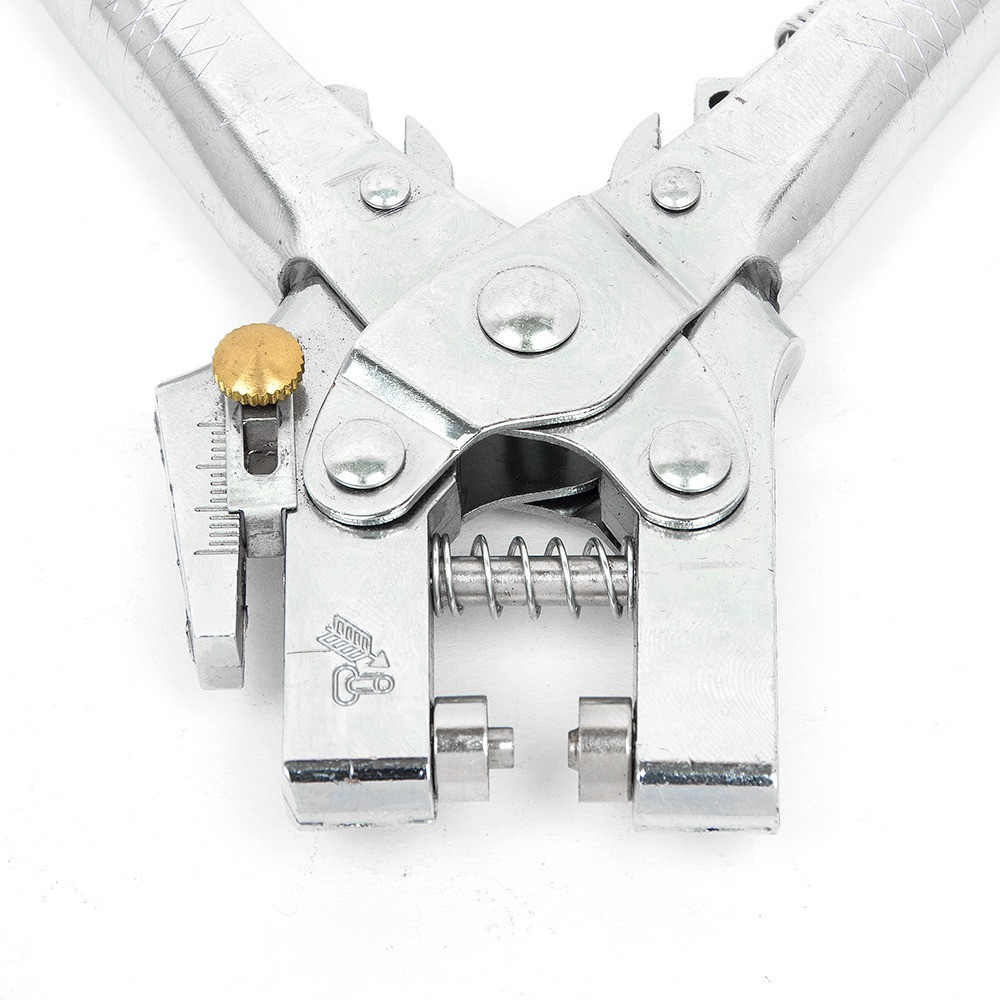 Sanbest Plier Cloth Punch Eyelet Button Leather Card Shoe Grommet Bag Belt Setter Rivet Snap Canvas Household Pincer AT00007
