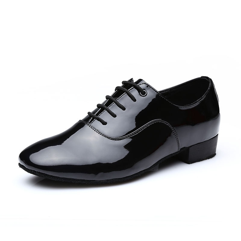 UTIGER Männer Junge Moderne Tanz Schuhe PU Latein Ballsaal tanzen Schuhe Niedrigen Ferse Weiche laufsohle 2,5 cm Männlichen Walzer Tango tanz Schuhe
