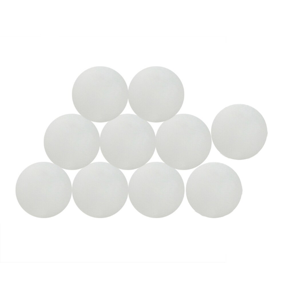 10 Pcs Ping Pong Ball diameter 40mm Good elasticity non-flammable For Indoor Sports ABS Durable environmentally: White