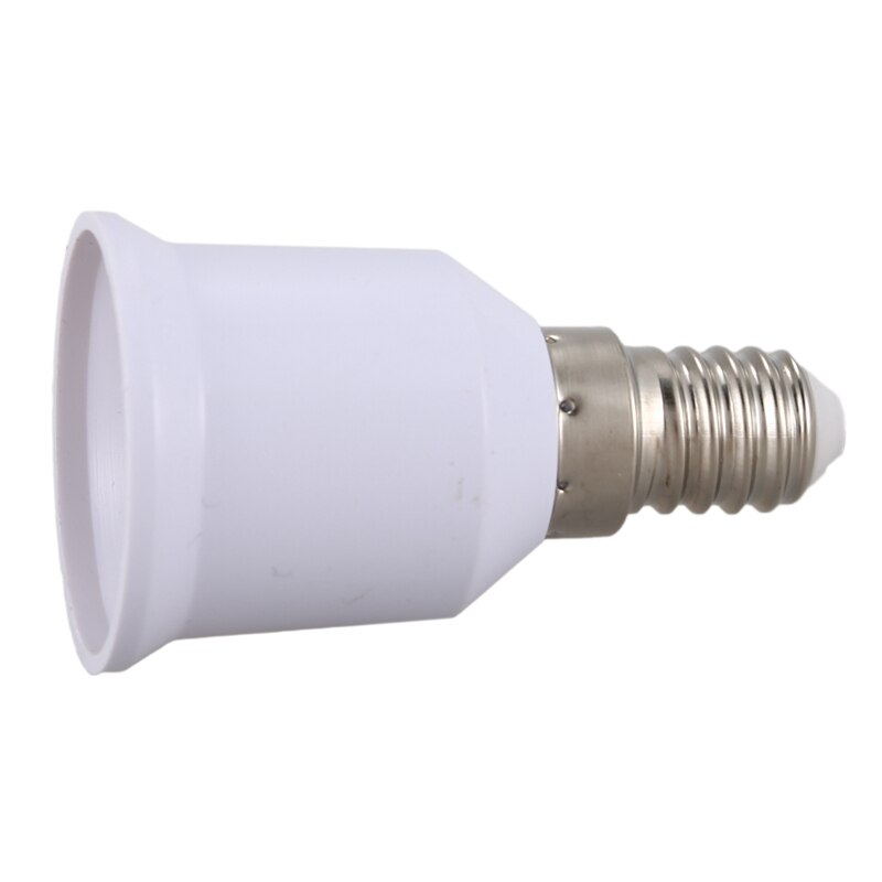 5 stuks  e14, e27 adapter basis schroef led lamp fitting converter, wit