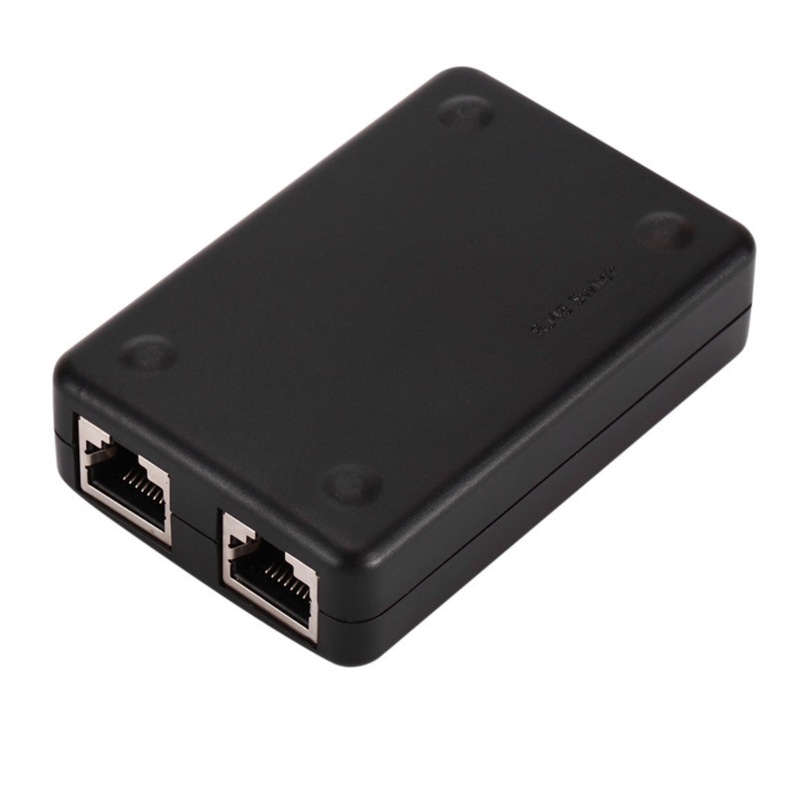 Mini Dual Port Network Ethernet Box Switch Converter Adapter Shared Equipment 2-port Network Switch RJ45