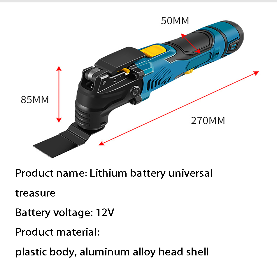 Electric Swing Tool Electric Pruning Saw Household DIY Lithium Ion Rechargeable Swing Multi-function Tool 12V