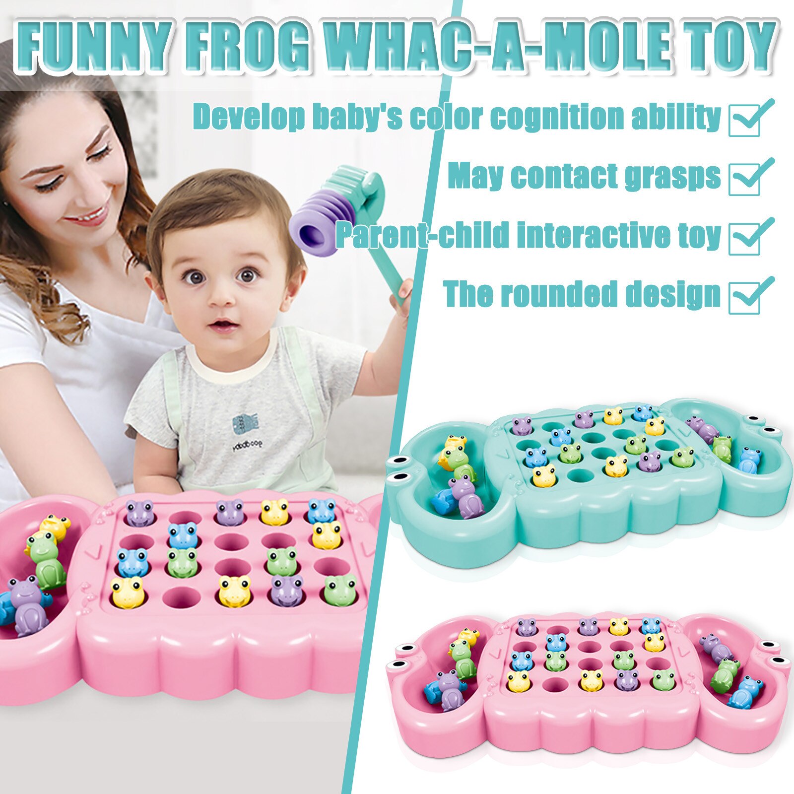 Baby Vangen Kikkers G Reedy Bonen Vroeg Leren Desktop Speelgoed Fun Dubbele B Attle Kinderen Pop Speelgoed Voor Kinderen Meisje jongen