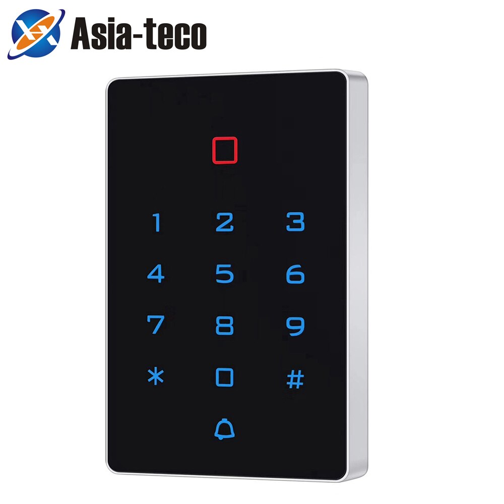 Backlight Touch 125Khz Rfid Card Access Control Keypad Em Kaartlezer Deurslot Opener Wiegand 26 Output Anti-demontage Alarm: access control
