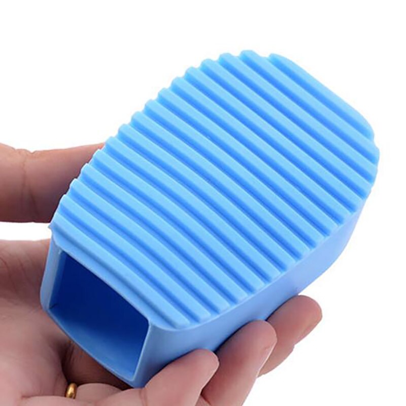 Mini 8*5.5*3.5 cm silikone rengøringsværktøjer skrubbebørster til tøj sko tasker badeværelse vasketøj produkter