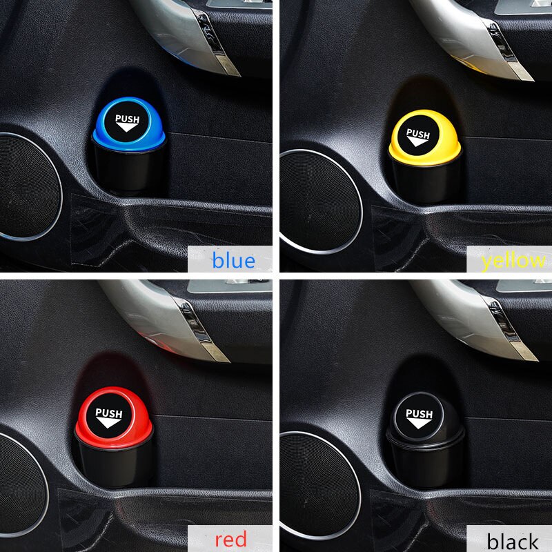 Car Interior Trash Garbage Box Organizer For VW Polo Golf 4 5 Passat Hyundai Tucson Solaris Ix35 Mitsubishi ASX