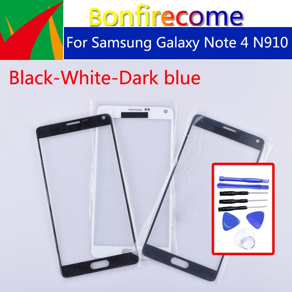 N910 For Samsung Galaxy Note 4 Note4 N910 N910A N910F N910H N9108V N910T N910W8 LCD Front Outer Glass Touch Screen Lens