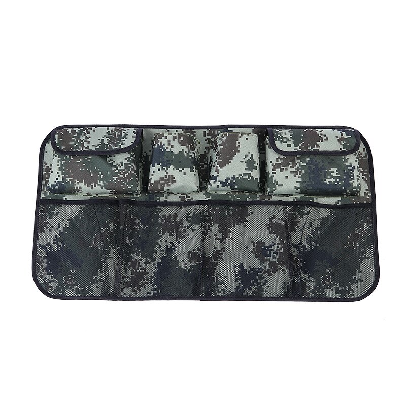 Auto Lagerung Organizer Auto Kofferraum Tasche Universal- Große Kapazität Rücksitz Lagerung Tasche Kofferraum Ladung Gittergewebe Halfter Tasche: Tarnung A