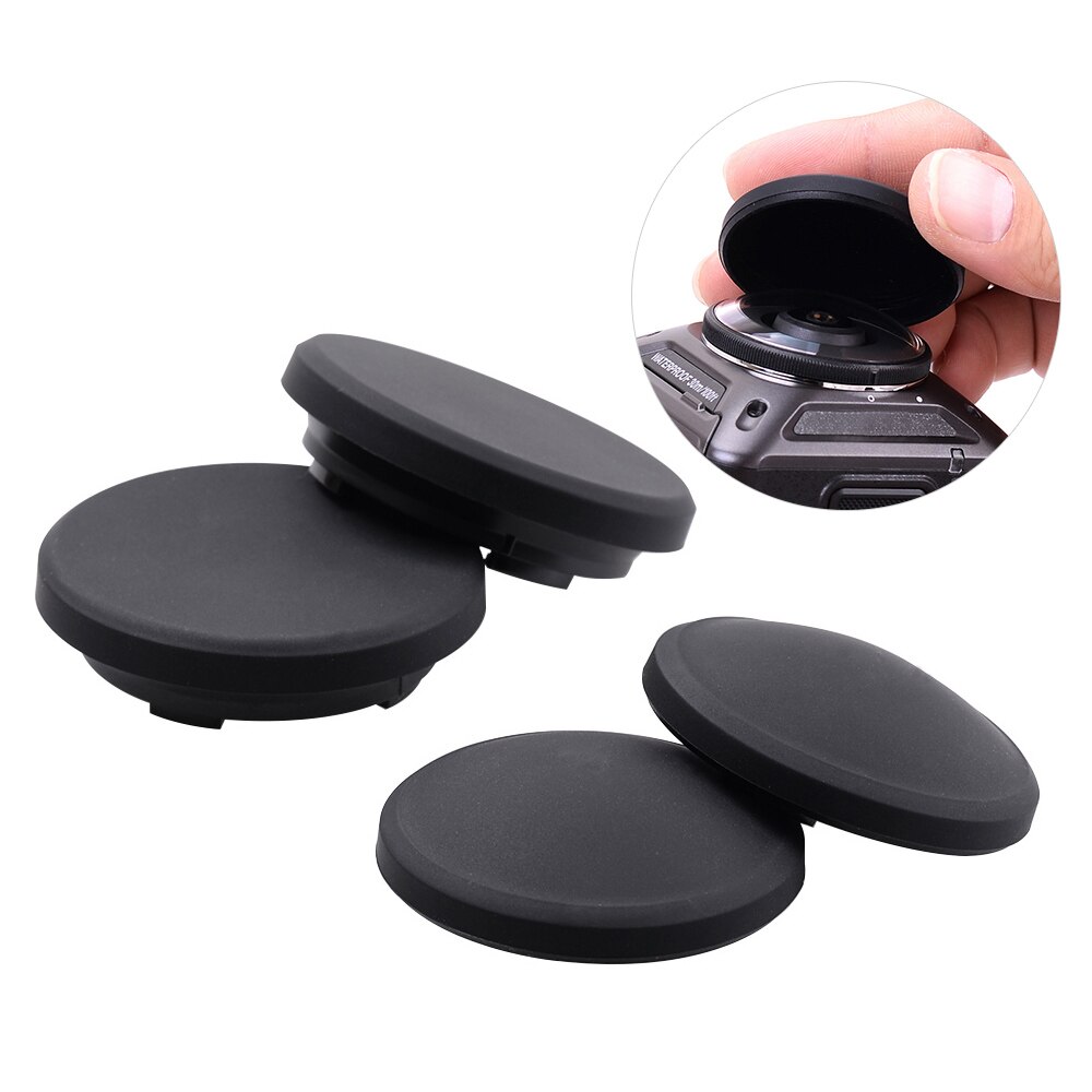Silicone Protective Lens Cap and Underwater Diving Lens Cap for Nikon KeyMission 360 Camera