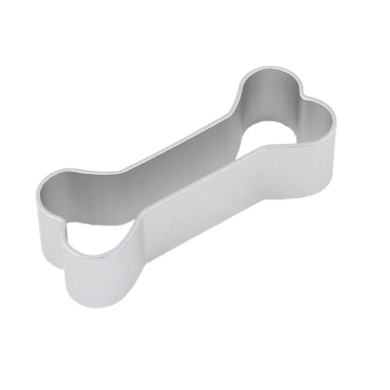 Mooie Aluminium Hond Bot Vorm Cookie Cutter Fondant Biscuit Cookie Gereedschap Mold Cake Decorating Mould DIY gereedschap: Default Title