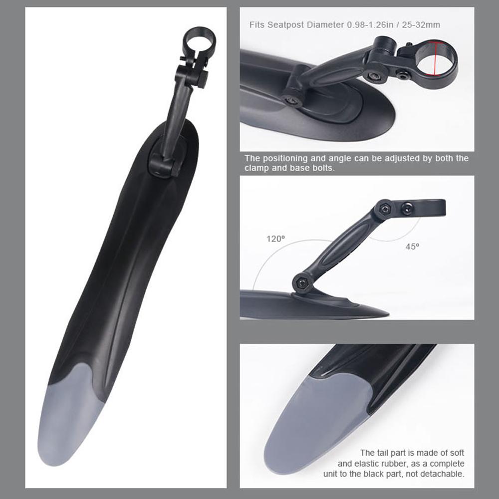 1 Pair Bicycle Mudguard MTB Mountain 24 26 27.5 inch Bike Mud Wings Front/Rear Wheel Fender