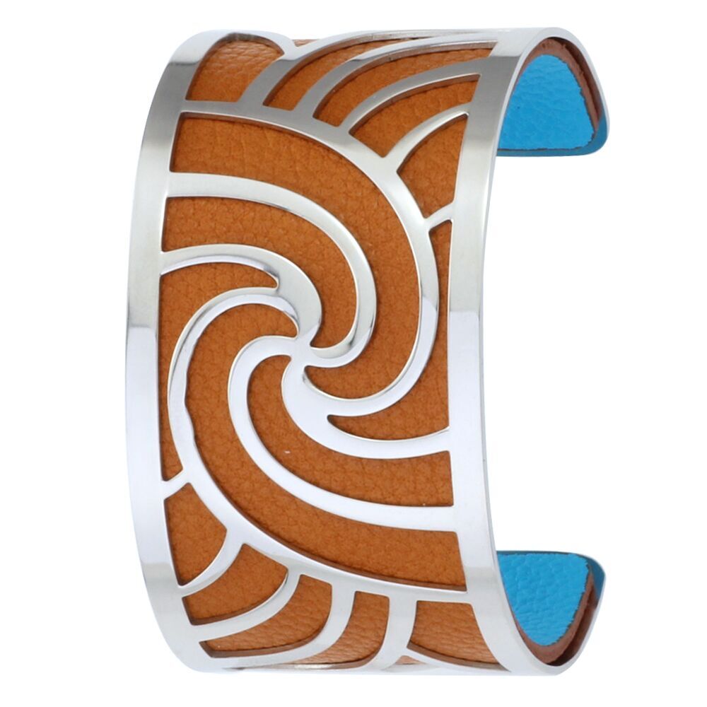 Cremo Stainless Steel 40MM Bracelet &Bangles For Women Interchangeable Leather Bangle Jewelry Bijoux Femme: 009