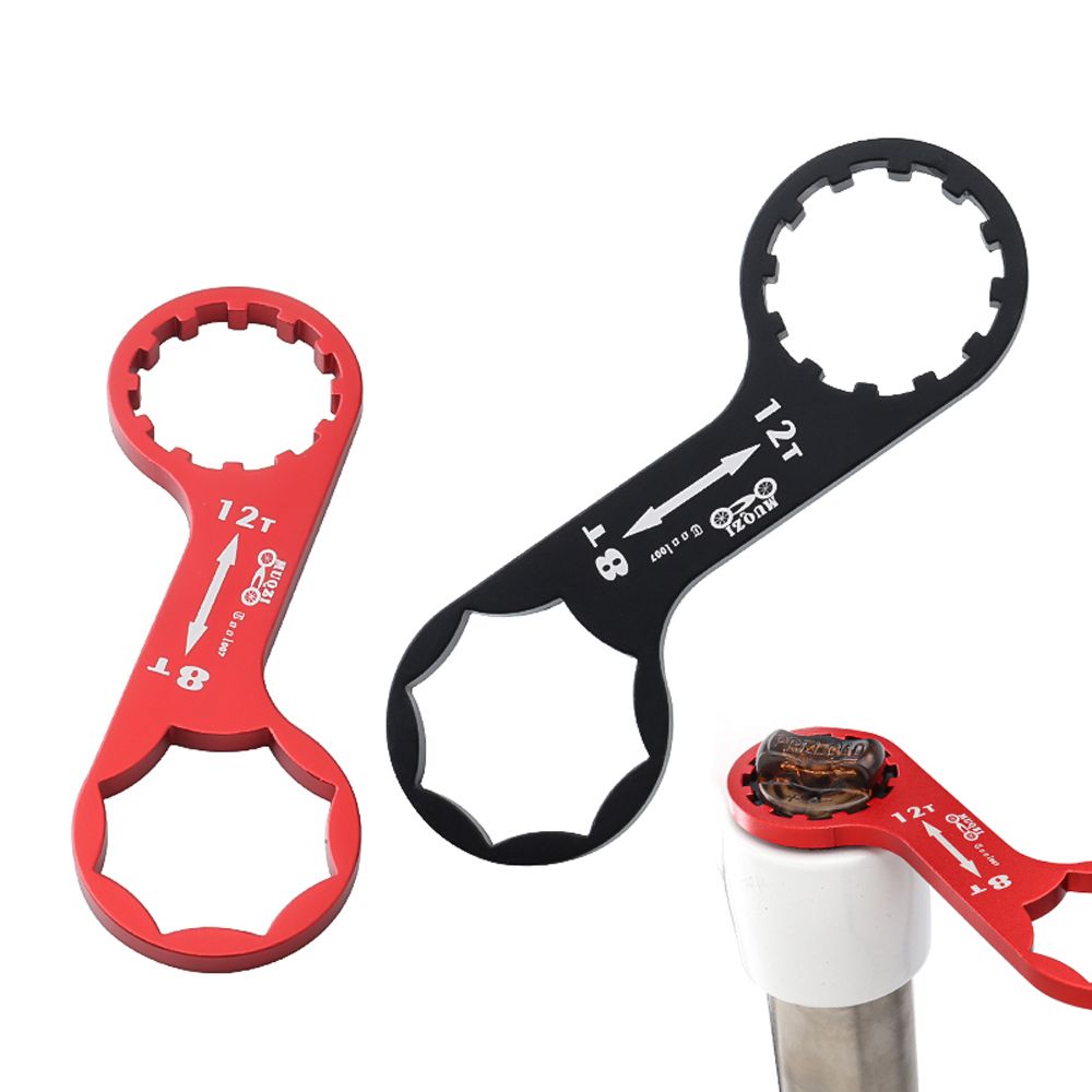 Accesorios Amortiguador Herramientas de desmontaje Llave Llave de reparación Herramienta de reparación de bicicletas Llave de instalación de extracción