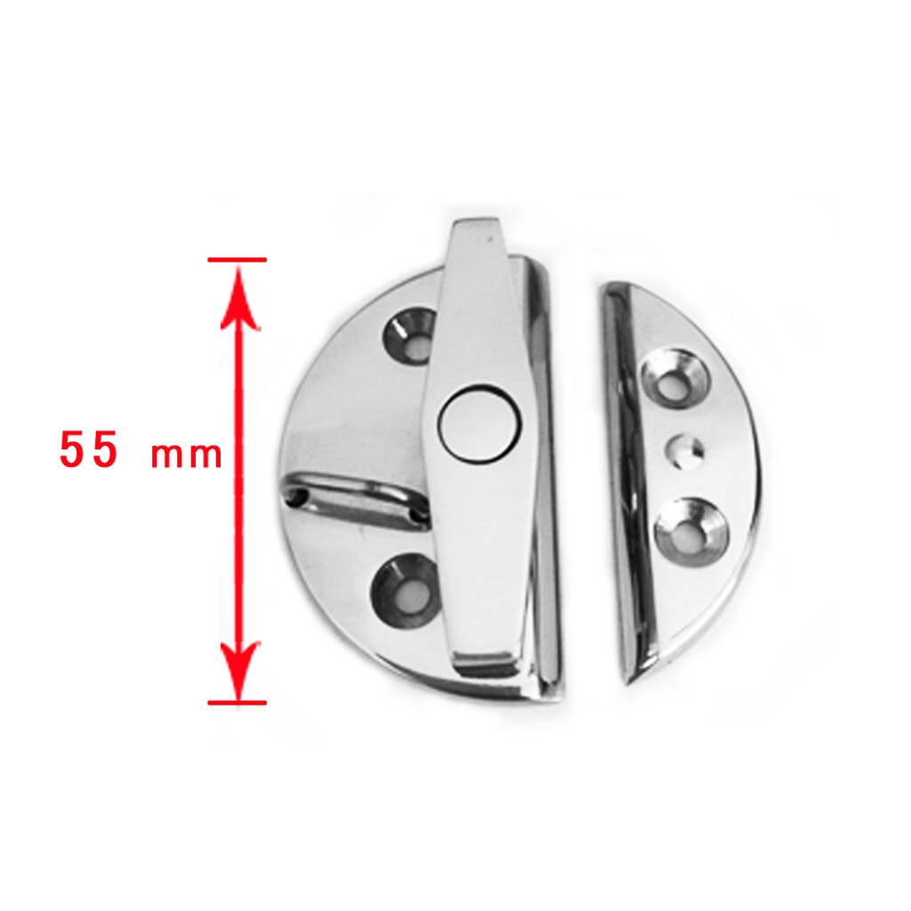 2 Pieces Marine Grade Stainless Steel Twist Lock Boat Deck Hatch Latch Door Latch