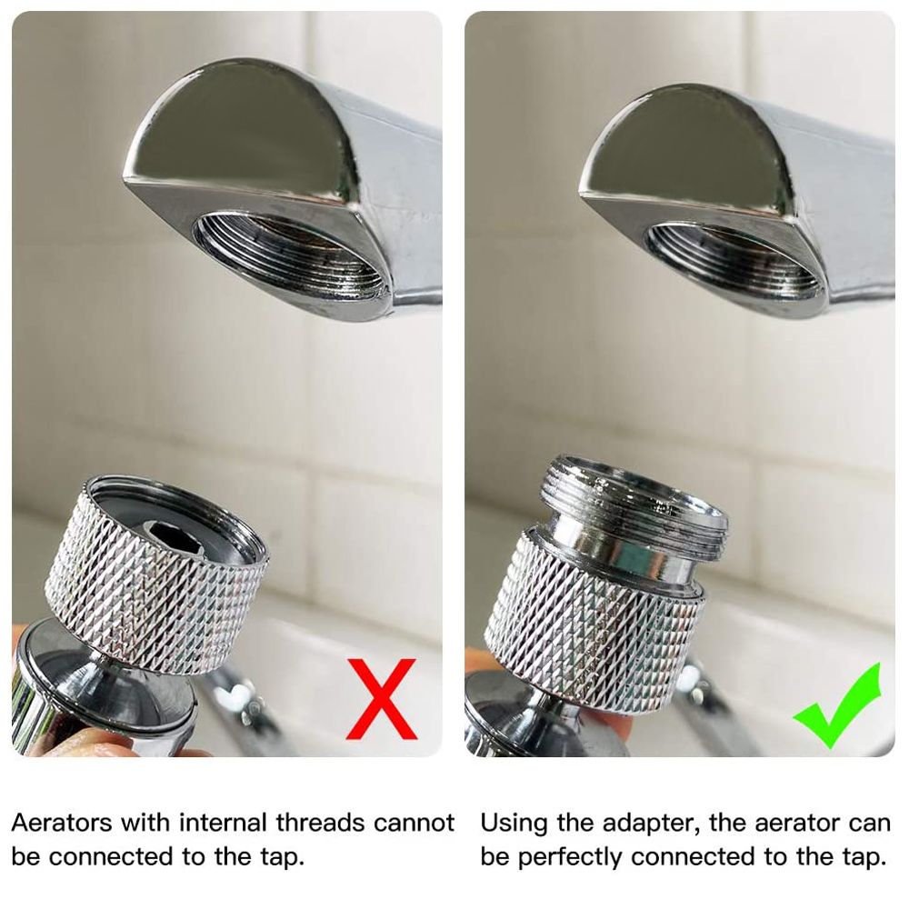Wasserfilter Zubehör Belüfter Adapter Wassers Par Adapter Außengewinde Küchen armatur Belüfter Stecker